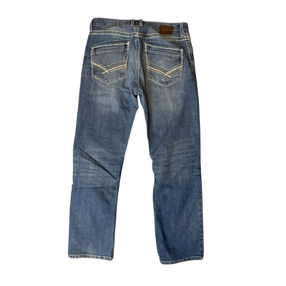 BKE Denim Tyler Regular Fit Straight Leg Jeans Men’s 32R Cotton Blend Mid Rise